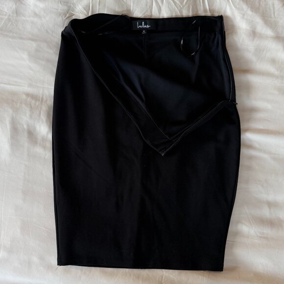 Pencil It In Black Bodycon Pencil Skirt - Picture 6 of 7